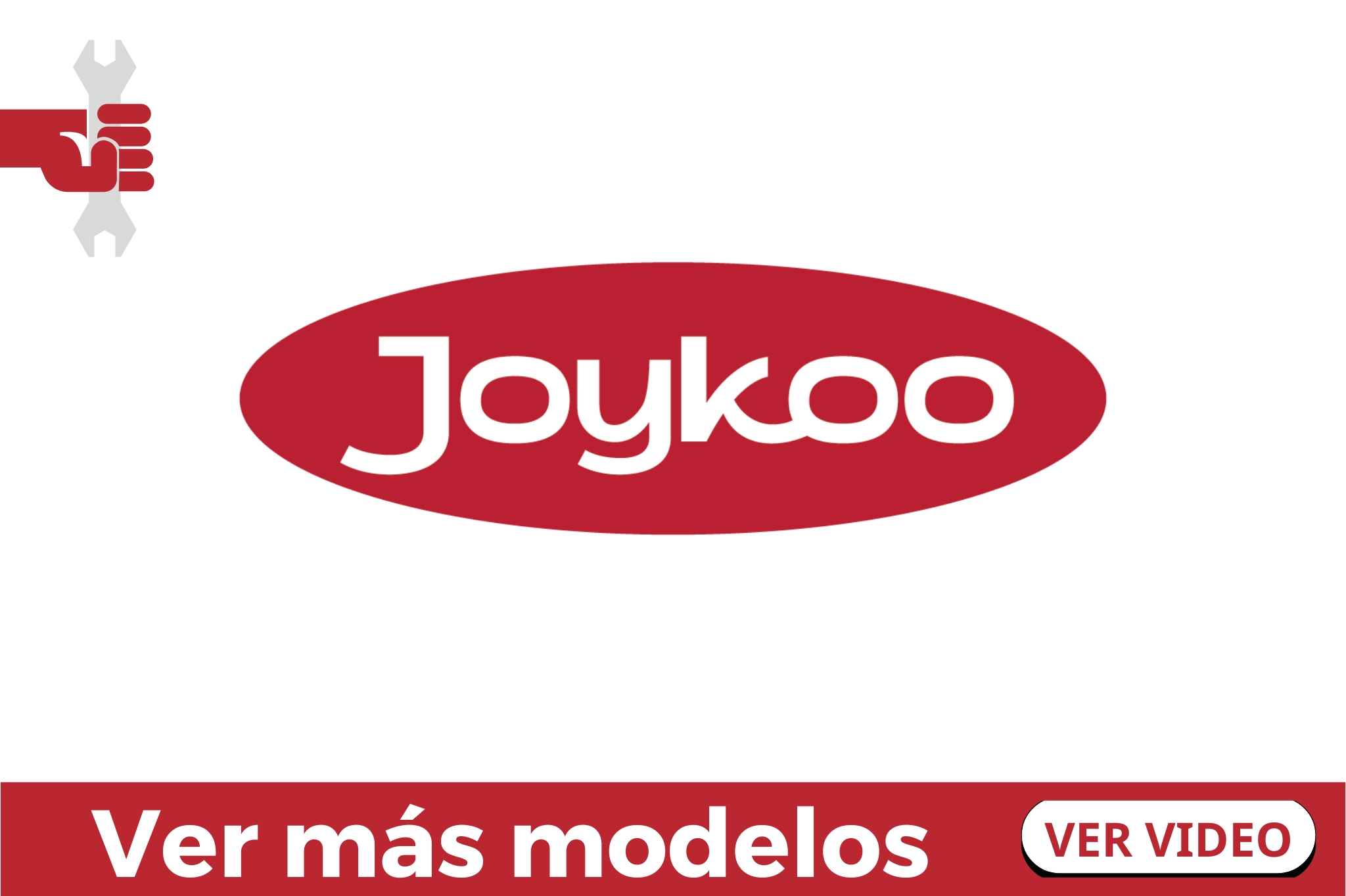 Logotipo Joykoo &ndash; bot&oacute;n para ver m&aacute;s modelos y videos de ensamblaje